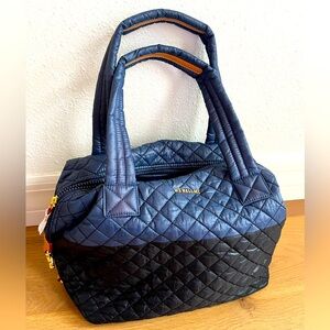 MZ Wallace Sutton Large Bag Blue and Black New without tags